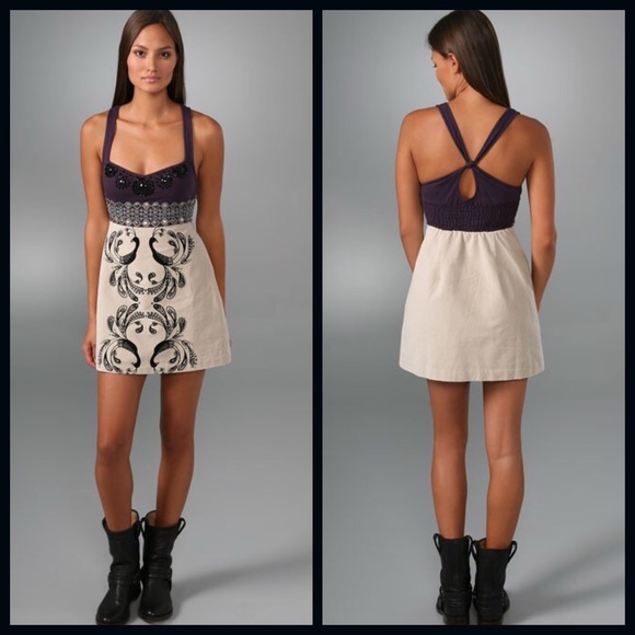 Free People Dresses & Skirts - 🔻Free People - Dreaming in Paradise peacock dress